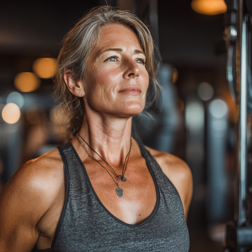 Активні люди старшого віку займаються спортом