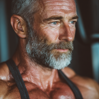 Тренер проводить індивідуальне заняття з людиною старшого віку